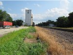 abandonded track leading to Grain Elevator